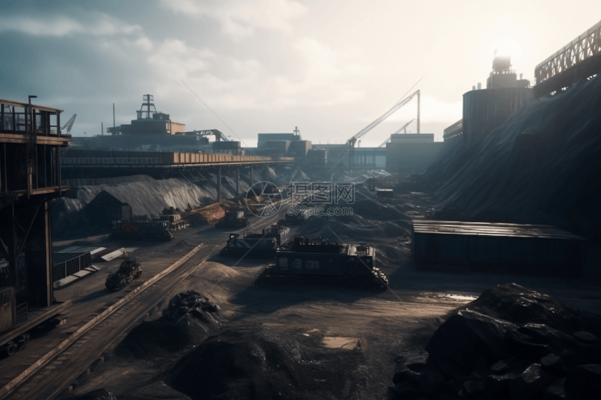 工业煤炭生产图片