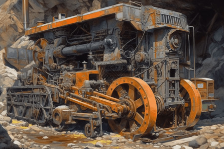 镍矿开采机械图片