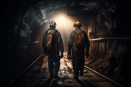 煤矿工人煤炭钻探高清图片