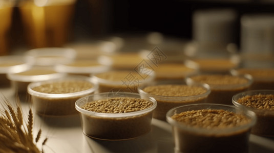 转基因小麦的生产图片