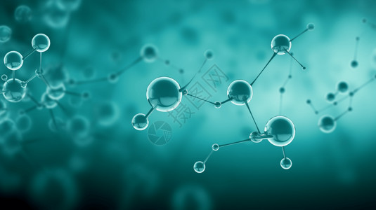 生物医药图片简单分子结构背景图设计图片
