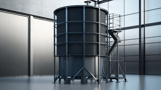 工业冷却塔生产冷凝水高清图片