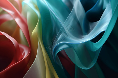 塑料碗彩色的抽象背景设计图片