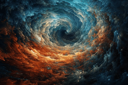 抽象漩涡星系图片
