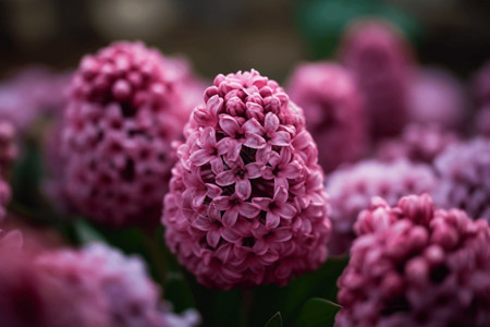 风信子花园背景图片