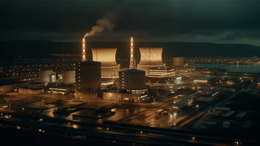 核电站厂区图片