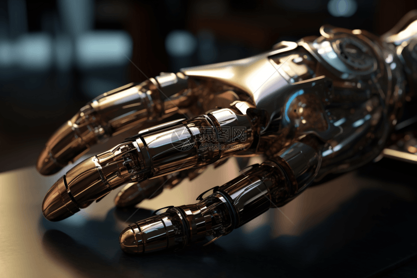 金属机器人手臂图片
