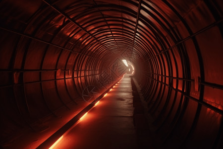 隧道的防火安全高清图片