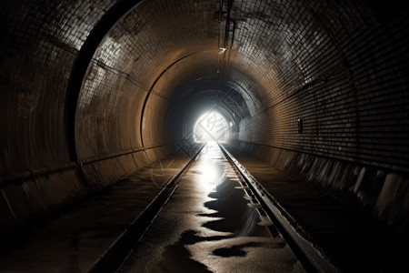 阴暗的隧道图片