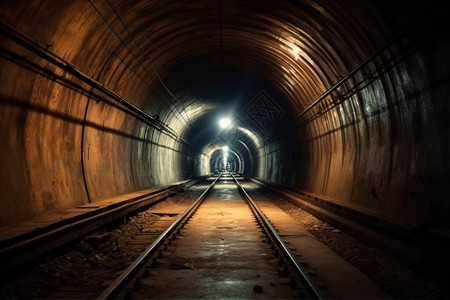 隧道基础设施的建设图片