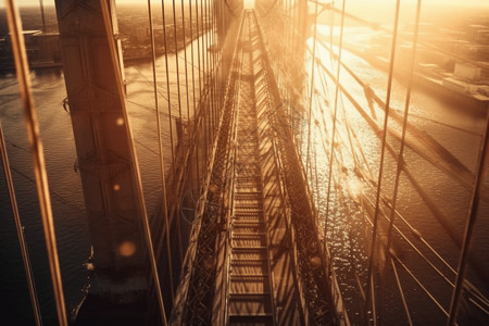 悬索桥的桥梁电缆图片