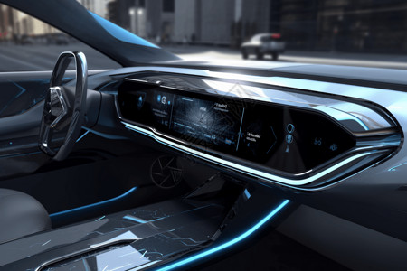 汽车显示屏新能源电动汽车设计图片