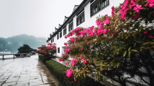 江南古镇的建筑和风景图片