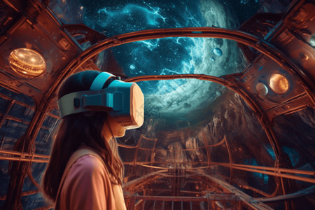 VR视觉体验背景