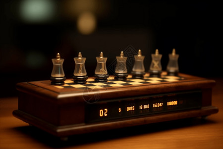 国际象棋时钟背景图片