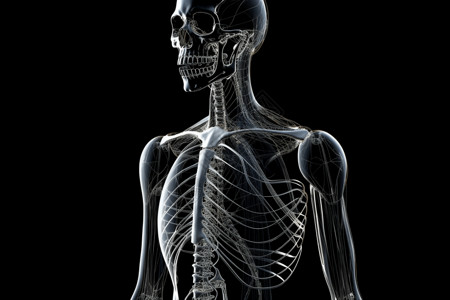 人类身体身体解剖结构插画