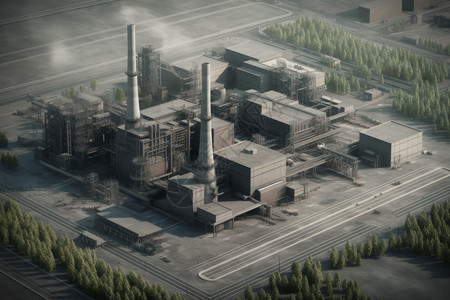 煤气化电厂图片