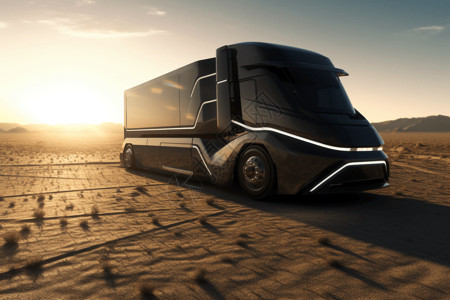 新能源货车新能源电动卡车背景