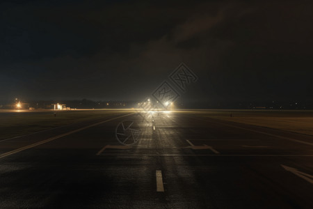 机场跑道视图背景图片