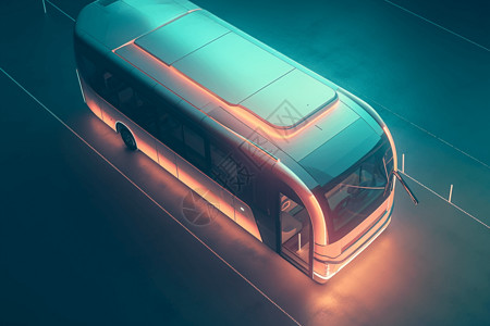 旅游司机时尚新能源客车设计图片