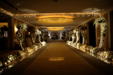 婚礼长廊设计图片