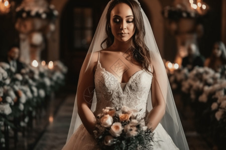 新娘结婚背景图片