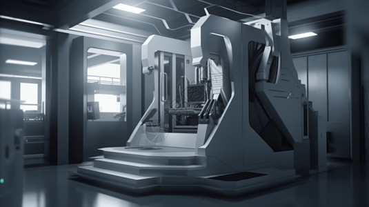 工厂电梯未来生产车间设计图片