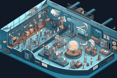 科学博物馆平面图图片