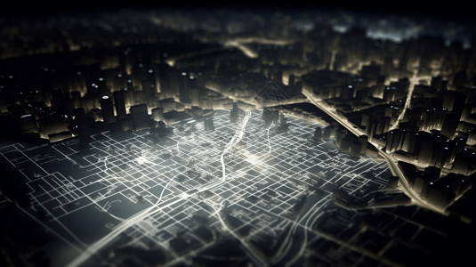 城市背景下的定位系统图片