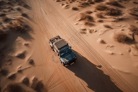 沙漠越野探路图片