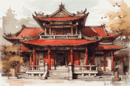 中国风古建筑图片