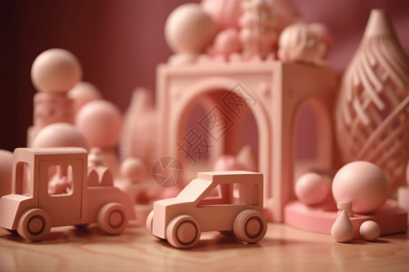 玩具卡车儿童积木玩具设计图片