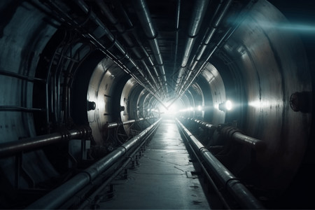 储气室巨大的地下水箱设计图片