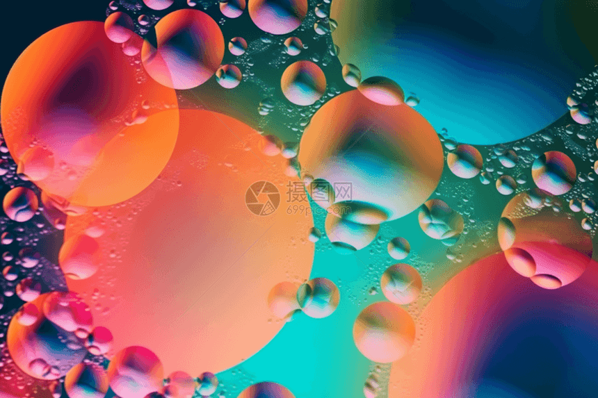 抽象气泡纹理图片