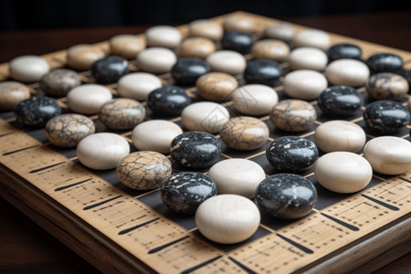 围棋艺术背景图片