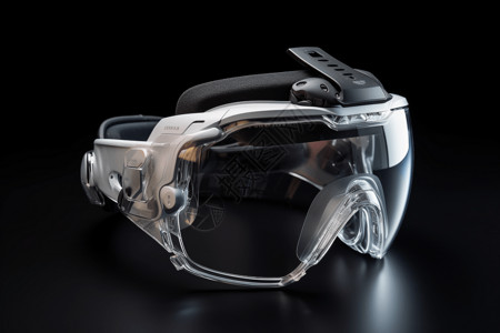 VR体感透明的护目镜背景