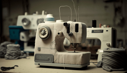 缝纫设备生产缝纫车间设计图片