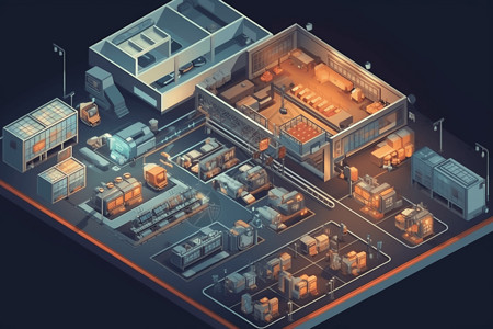 工厂平面图自动化汽车制造厂设计图片