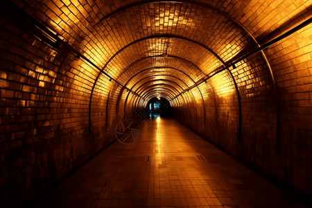 空旷的隧道图片