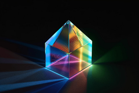 散光特效棱镜散光概念3d设计设计图片