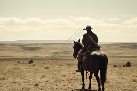 牛仔帽骑马运动背景设计图片
