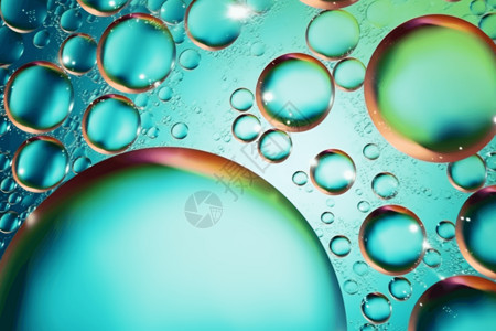 气泡液体多色背景背景图片