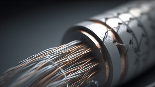 金属材料光纤电缆设计图片