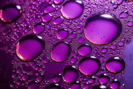 油滴紫色色调图片
