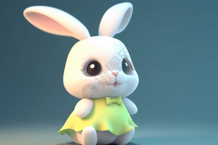 兔子眼睛卡通小兔子设计图片