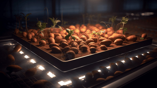 发芽土豆转基因甘薯生产图设计图片