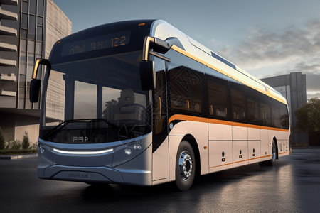 旅游出行汽车电动旅游巴士3D设计图设计图片