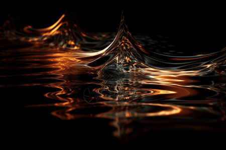 光反射的流体背景图片