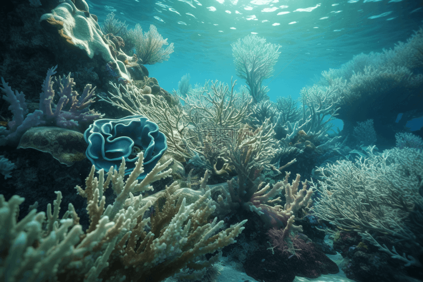 海底的生物图片