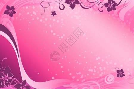 粉色的花卉背景背景图片